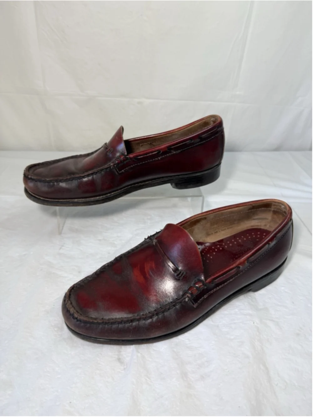 G.H. Bass & Co. Weejuns Logan Shoes Mens Size 9 M Leather Penny Loafers